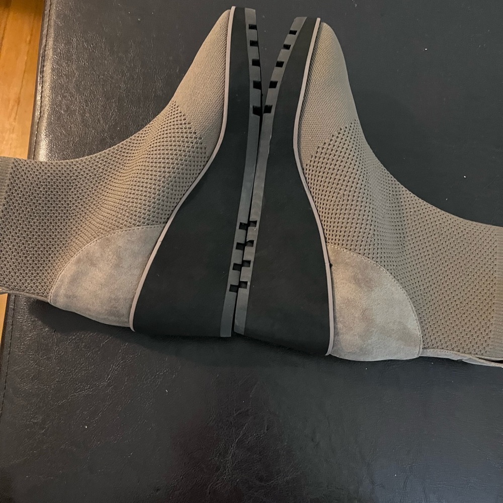 Anne Klein ,stacked wedge heel